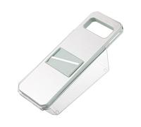 Adjustable Mandoline Food Slicer for Kitchen, Hand Safe Vegetable Shredder with 6 Blades, Vegetable, Potato,Carrot, Onion Stainless Steel Cutter with Anti Slip Pad, Hand Protector (Mint Green, 6