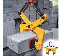 Adjustable Marble Granite Lifting Clamp - Non-Slip Rubber Chuck Scissor Tool, Strong Stability Vertical Plate Lifter Perfect for Heavy Stone Handling(/7.1-11.8 in)