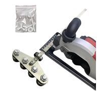 Adjustable Measuring Rail for Circular Saws - Positioning Guide | Aluminum Alloy Gauge with Precision Scale, Cutting Alignment Tool for Woodworking Metal Construction Improvement, Stainless Steel