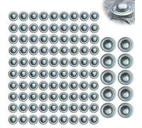 Adjustable Metal Roof Screw Caps 100PCS Galvalume Cover Caps Seal Over Existing Screw Heads Waterproof Rustproof Leak Repair Covers for Metal Roofing Siding Barn Shed Garage RV Outdoor Use