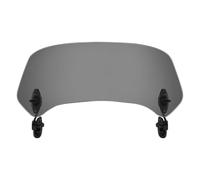 Adjustable Motorcycle Windshield Extender - Raised Windscreen | Transparent Brown Colors, Large 365x150mm Small 295x120mm Sizes, Universal Dashboard Protector