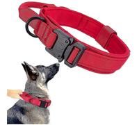 Adjustable Nylon Dog Collar Heavy Metal Buckle Strap Handle for Dog Training Tactical Dog Collar Military Dog Collar