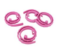 Adjustable Pet Collar Set of Four | Stretchable Silicone Collar for Cats/Dogs/Small Pets | Lightweight & Soft for Comfort, Easy to Wash (Purple)