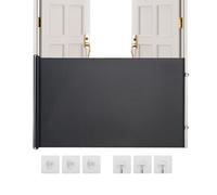 Adjustable Pet Safety Gate, Retractable Dog Fence Barrier, Easy Install Gate with Locking Feature, Metal Enclosure for Stairway Hallway, Home Pet with Style, for Living Rooms Hall Kitchen Porch Garage