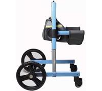 Adjustable Pet Wheelchair for Small Medium Large Doggy, Light Weight Wheelchair Cart, 4 Wheels Dog Mobility Aids Wheelchairs Walk Car(M)