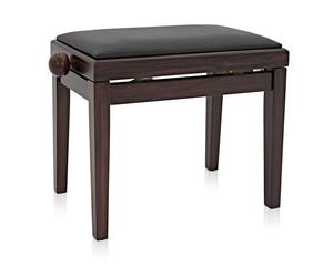 Adjustable Piano Stool by Gear4music Rosewood