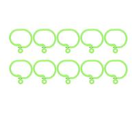 Adjustable Plastic Cow Nose Ring | Weaning & Health Support for Calves | Sturdy Cattle Nose Ring for Farm/Feedlot/Dairy | 10 - Pack, 4.7in, Safe Material