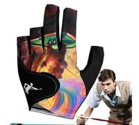 Adjustable Pool Mittens, Quick Drying Left Hand Glove, Breathable Billiard Lightweight Accessory for Pools snoker, Left/right Use | Ideal Men Women Cue Sport Practice Tournament Play Indoor Recreat