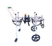 Adjustable Portable Dog Leg Braces Wheel Chair, All Dog Breed Dog Full Support Assist Treadmill, Doggy Rehabilitation Training Mobility Aid(M)
