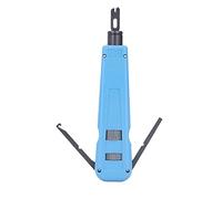 Adjustable Punch Down Tool with Replaceable Blade, Wire Punch Tool for 110/88 Module, Impact Control Button and Built - in Wire Hook for Network Wiring Installation