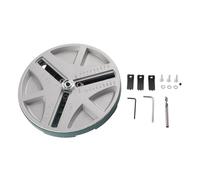 Adjustable Punching Saw Round Hole Opener Tools with Positioning Bit and 3 Tooth Blades for Woodworking and Home Repair Silver Black 45 130mm