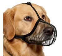 Adjustable Reflective Dog Muzzle Medium Size | Grooming Mouth Guard for Small Medium Large Puppy Scavenging Barking Vet Visit | Dog Safety Accessory of for and with Transpirable Design