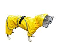 Adjustable Reflective Pet Raincoat - BellyCovering Hooded Cape For All Dogs
