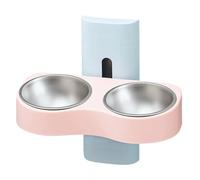 Adjustable Removable Dog Bowl - Wall Mounted Pet Feeder, Height Adjustable Dog & Cat Bowls | Neck Protection Feeding Solution For Dogs & Cats, Easy To Install, Multipurpose Pet Feeding Station For Sma