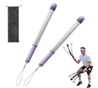 Adjustable Ropeless Battle Ropes for Home Gym, 3lbs Ropeless Battle Ropes Adjustable Weight, Portable Exercise Equipment for Strength, Total-Body Sculpting (Purple)