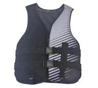 Adjustable Safety Portable Swimming Vest for Adults, Breathable High Buoyancy Floatation Swimming Vest for Fishing Surfing Rafting Kayaking Water Sports Activities Men Women(Black,S)