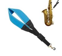 Adjustable Saxophone Neck Strap - Cushioned Alto Tenor Carry Rope