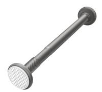 Adjustable Shower Curtain Rod 28 192 Inch No Drill Tension Rod Telescoping Design 1 Inch Diameter Rustproof Ideal for Bathroom & Closet Windows (Grey 370 440cm)