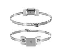 Adjustable Sign Mounting Bracket for Larger Poles,4 to 15in Metal Street Sign Mounting Bracket Hardw