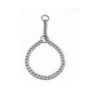 Adjustable Solid Iron Dog Collar with Metal Chain - Large Pet Training Collar, Designed for All Breeds of Dogs 25-26 inches long