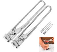 Adjustable Stainless Steel Jar Opener, Multifunctional Jar Openers for Weak Hands, Jar Opener for Weak Hands, Ease of Opening for Seniors Kids (square shank)