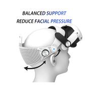 Adjustable Strap with Frame for Meta Quest 3 / Quest 3S Comfort Pressure Relief VR Accessories Black