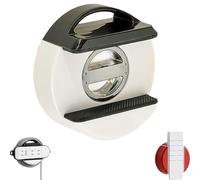 Adjustable Suction Cup Power Strip Holder, No Drill Under Desk Cable Management Organizer, 360° Rotating Reusable Wall Mount for 1.5"-3.5" Surge Protectors, Holds up to 5lbs (C)