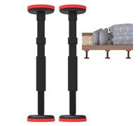 Adjustable Support Pole Tension Rod - 2 Pack 18-45cm Curtain Rods | Furniture Anti Tip Safety Stabilizer Earтhquake Support Rod | Glass Fiber Nylon 200kg Load Cabinet Table Wall Supports Bracket