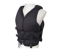 Adjustable Surfing Vest High Buoyancy Surfing Vest Buoyancy Aid for Drifting Kayaking Water Sports Boating Fishing Canoeing Rafting Swimming Outdoor Adventure Safety Gear(Black,S)