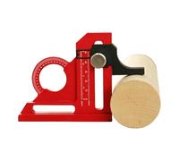 Adjustable Table Saw Height Gauge With Protractor Function - Precision Measuring Ruler, Woodworking Depth Tool For Accurate Cuts Home Workshop