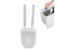 Adjustable Tablet Holder, Toilet Tank Organizer Carrier, 7.76x2.83x1.69 Inches Cleaner Rack with ABS Build, Storage Holder, Bathroom Accessory, Toilet Cleaning for Apartments Cafes