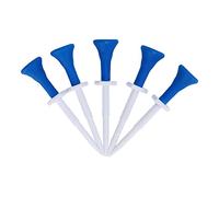 Adjustable Tees 5 Pack | Soft Rubber Head & Hex Nut for Stable Swing | Training Tees for Men/Women/Youngsters | Friction - Reducing Plastic Design