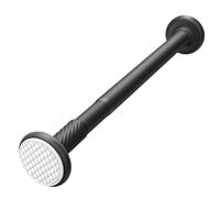 Adjustable Tension Shower Curtain Rod 28 192 Inches No Drilling Telescoping Design Rust Resistant 1 Inch Diameter Ideal for Bathroom & Closet Windows (Black 280 350cm)