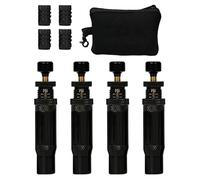 Adjustable Tire Deflator Set - 4x4 Spin-On Valve Tools, Auto Stop Pressure Control System, Fast Deflation Performance, 10-30 PSI Precision Range, Heavy-Duty Build Quality | Trail Air Management