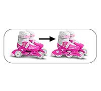 Adjustable Two in One 3 Wheels Skate Barbie Size 27-30