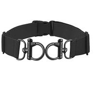 Adjustable Utility Sissy Bar Straps Travel Accessories Design For Seibertron Motorcycle Molle Bag Or Backpack Fit For Tall Sissy Bar Or Luggage Rack with Quick-Release Buckle Black