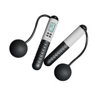 Adjustable Weighted Cordless Jump Rope | Digital Counting Jump Rope Weighted Steel Wire Longrope - Fitness Exercise Training 5cm/1.38 Inches