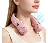 Adjustable Wide-Angle Personal Neck Fan Bladeless Wearable Ergonomic