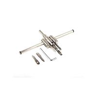 Adjustable Woodworking Hole Saw, 30-200mm Adjustable Hole Cutter Drill Bit, Adjustable Hole Cutter, Circle Cutter Drill Bit Kit for Wood, Wood Drywall