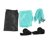 Adjustable Yoga Stretch Strap, Multi Functional Fitness Band with Sponge Pads for Leg, Waist, Back Flexibility Training, Handstand Practice and Home Workout, Includes Storage Bag (Verde)