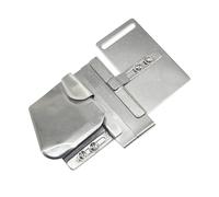 Adjustable Zipper Hemming Tool - Sewing Machine Serging Cylinder Attachment | Multipurpose Tube Curling Slide Device for Fabric Edge, Home Sewing Accessory, Durable Precision Sewings Aid, Easy