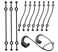 Adjuster For Bone 4.72in Headphones 10 Pieces Silicone Adjustable Strap