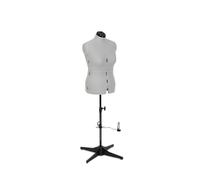 Adjustoform Sew Simple FG3272 - Maniquí de Costura Ajustable Plateado M-L (Talla de Vestido de EE. UU. 10-16), maniquí de Costura Femenino de 8 Partes + Marcador de Dobladillo con Agarre de Pin