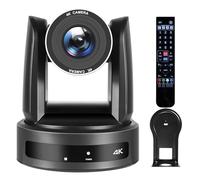 ADKIDO Cámara PTZ 4K, cámara PTZ 20X, salida de transmisión IP 4KP30 con HDMI, 3G-SDI, USB 3.0 para conferencias, iglesia y escuelas. (SDI+HDMI+USB3.0+IP, 20X)