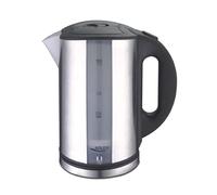 ADLER AD-1216 Hervidor De Agua Eléctrico de Acero Inoxidable. 1,7 Litros, Resistencia Oculta, Iluminado, Filtro Anti cal, Base 360º, 2200W