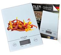 Adler AD-3138 Báscula Digital de Cocina, Pantalla LCD, 5 Kg, Alta Precisión, Báscula para Alimentos, TARA, +-1Kg