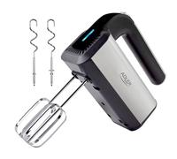 ADLER AD 4225 INOX Batidora de mano, 800 W, robot de cocina, batidora con 3 funciones, batidora de mano, batidora de mano, color negro/plata
