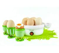 adler AD-4459 Cuece Eléctrico, 7 Huevos, Apagado Automático, Libre de BPA, 450W, 360 W, 0 Decibeles, blanco