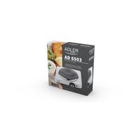 Adler Cocina Eléctrica 1 Quemador 1500W Blanca
