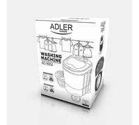 Adler AD 8051 lavadora Carga superior 3 kg Azul, Blanco